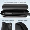 MUKE II Classic Business Work Black Leather Backpack