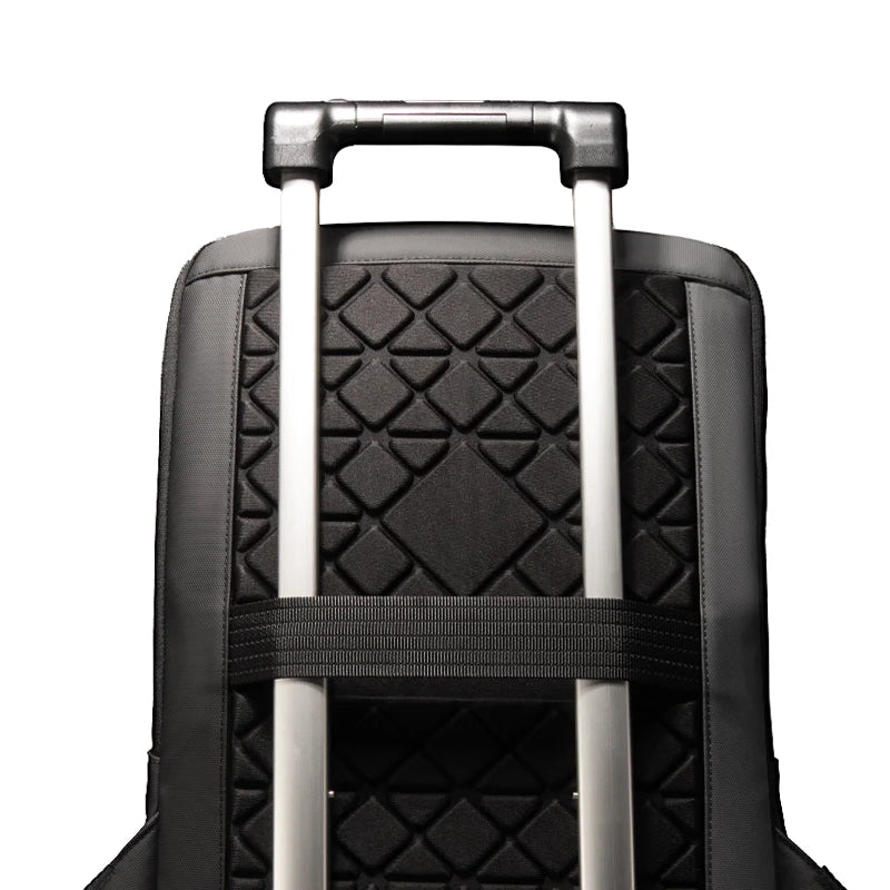 Mark Ryden backpack with luggage handle attachment system